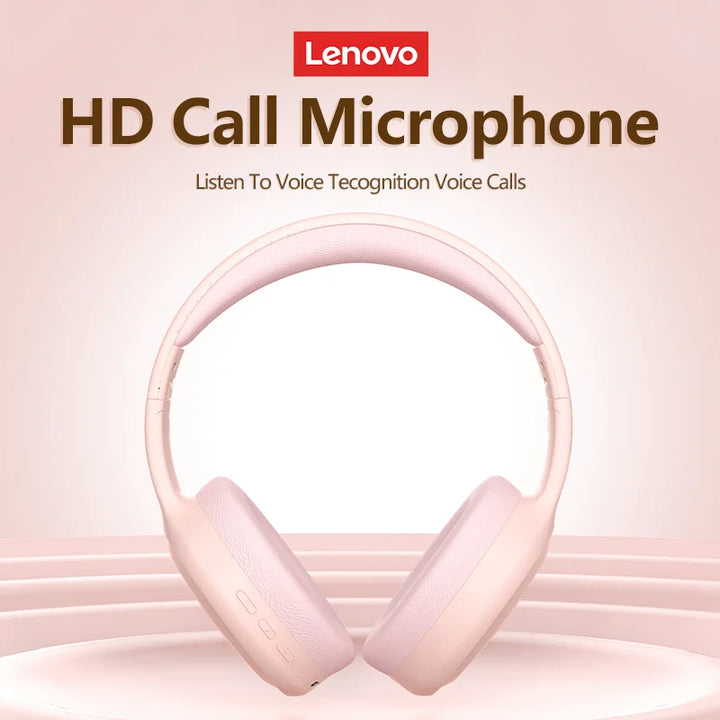 Original Lenovo TH30 Wireless Bluetooth Earphones – Foldable Headset for Sports and Gaming