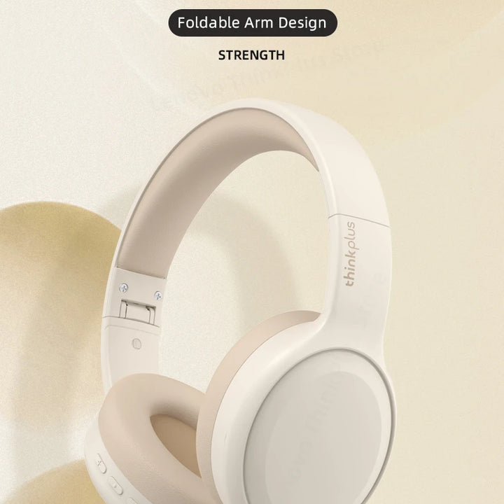 Original Lenovo TH30 Wireless Bluetooth Earphones – Foldable Headset for Sports and Gaming