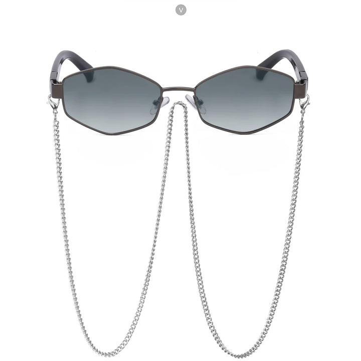 Sunglasses Women Luxury Brand Designer Punk Steampunk Shades