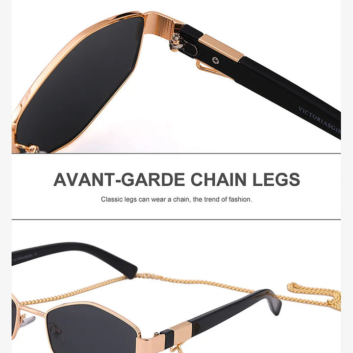Sunglasses Women Luxury Brand Designer Punk Steampunk Shades