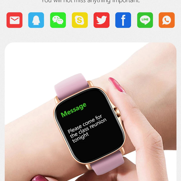ConnectLife Smartwatch 2025 Fitness Clock Sports
