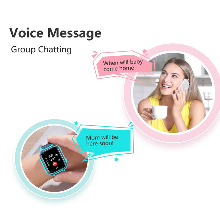 Smart Watch for Kids – 4G GPS, Camera, Video Call, Phone Tracker