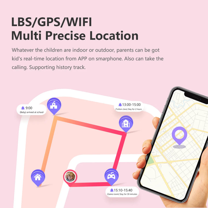 Smart Watch for Kids – 4G GPS, Camera, Video Call, Phone Tracker