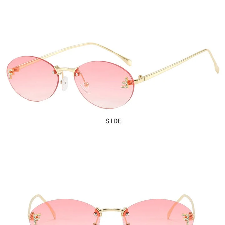 Stylish Retro Oval Sunglasses - Perfect for Driving & Everyday Style
