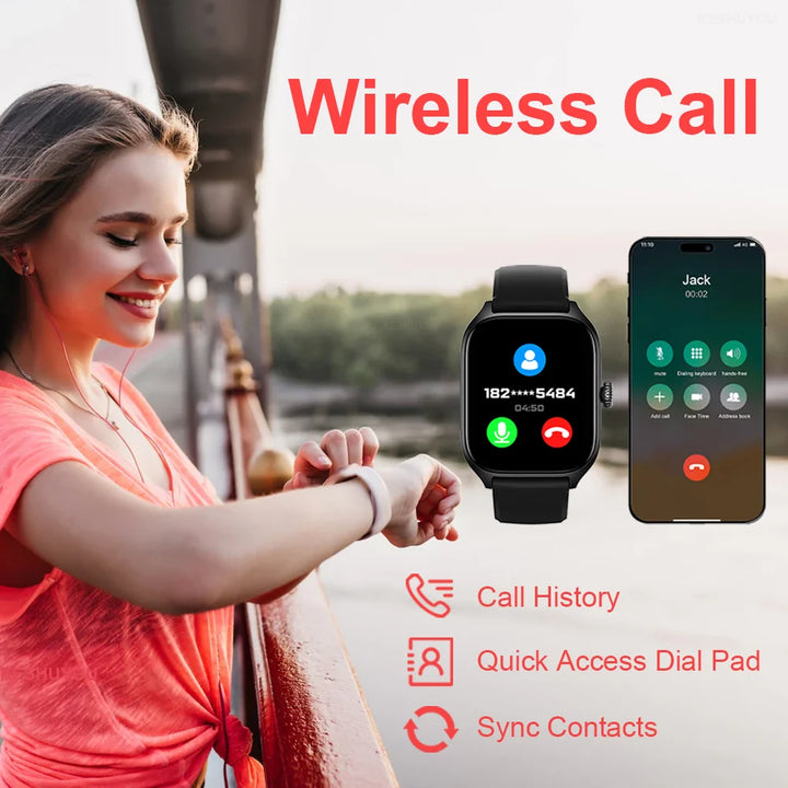H9 Pro MAX Smartwatch – 2.01" Display, BT Calls, Fitness, Alerts