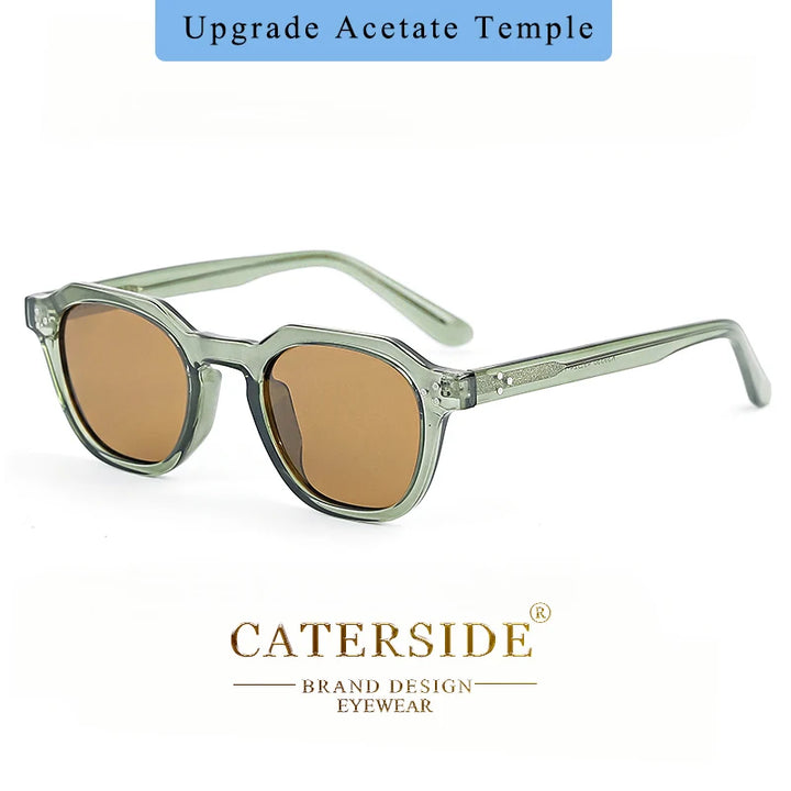 Retro Polarized Sunglasses CATERSIDE – Ultralight TR90 Frame - Men/Women