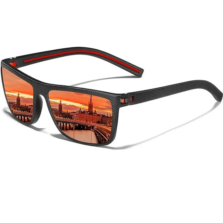 Square Polarized Sunglasses – Lightweight Frame, UV Protection, Men & Women