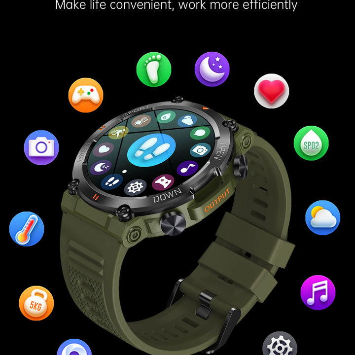 K56Pro Smartwatch – 1.39" HD Screen, Heart Rate, Sport, Long Battery