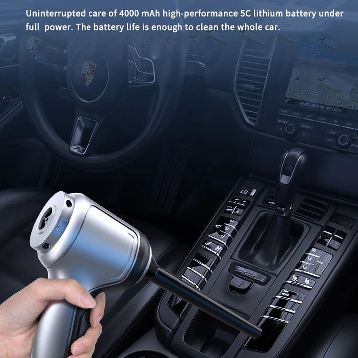 Wireless Car Vacuum Cleaner  Powerful Suction 95000PA for Auto & Home