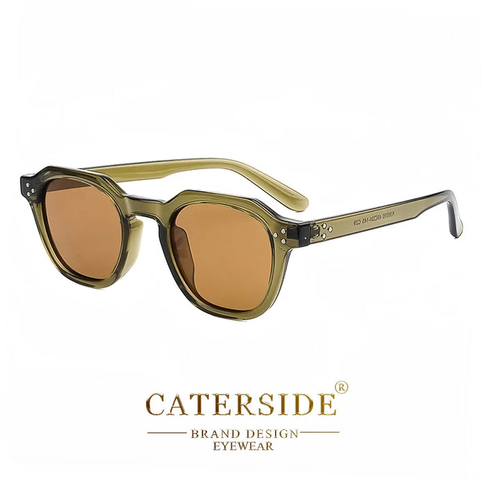 Retro Polarized Sunglasses CATERSIDE – Ultralight TR90 Frame - Men/Women
