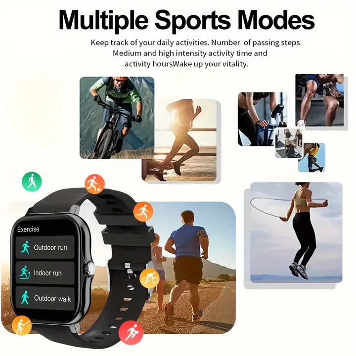 KESHUYOU Smartwatch 2025 – Call, Messages, Sport & Sleep Tracking