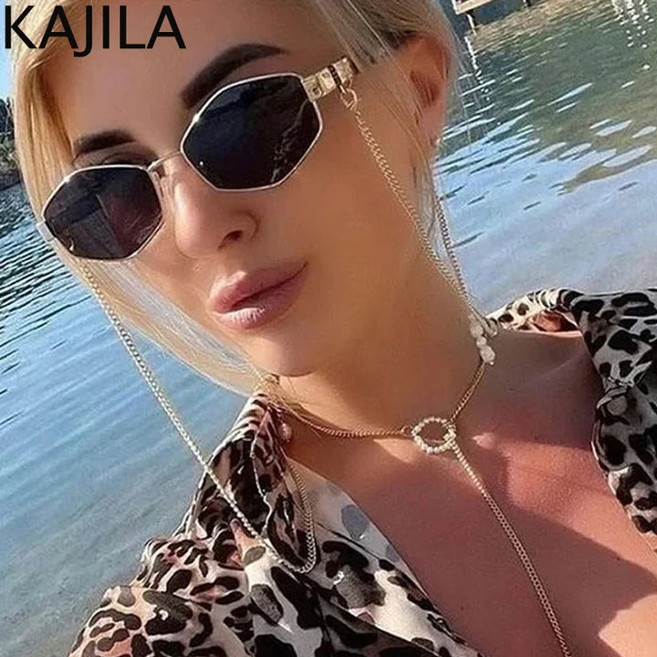 Sunglasses Women Luxury Brand Designer Punk Steampunk Shades