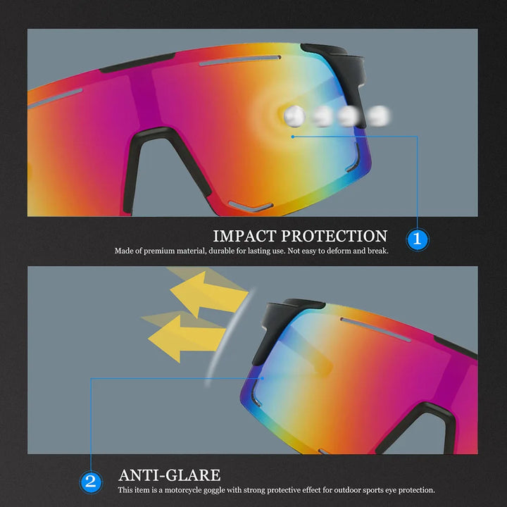 Road Bike Sports Glasses – Polarized Lenses, Outdoor Riding