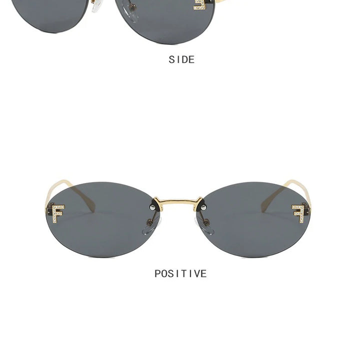 Stylish Retro Oval Sunglasses - Perfect for Driving & Everyday Style