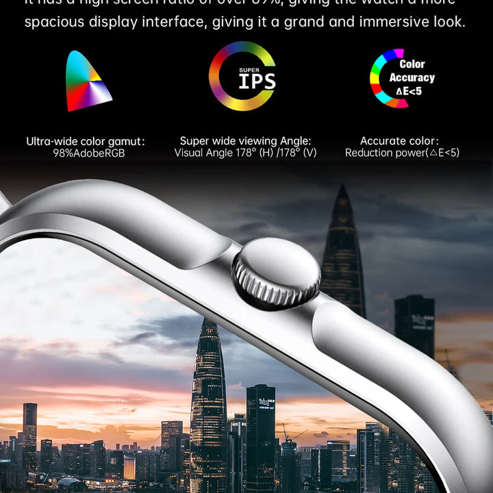 2025 Smartwatch 2.01" – Bluetooth Calls & Music, Waterproof, Fitness Tracker