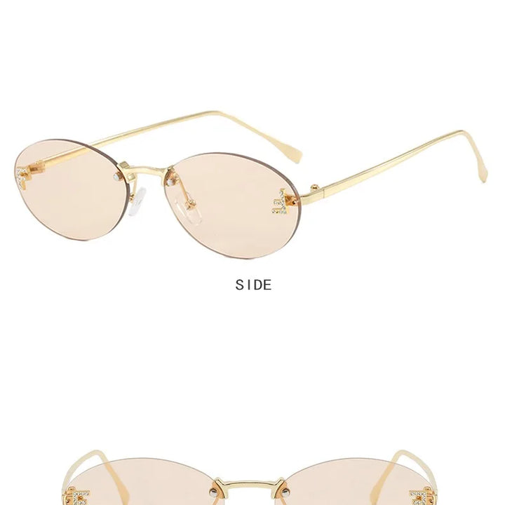 Stylish Retro Oval Sunglasses - Perfect for Driving & Everyday Style