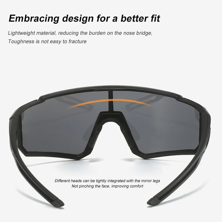 Road Bike Sports Glasses – Polarized Lenses, Outdoor Riding