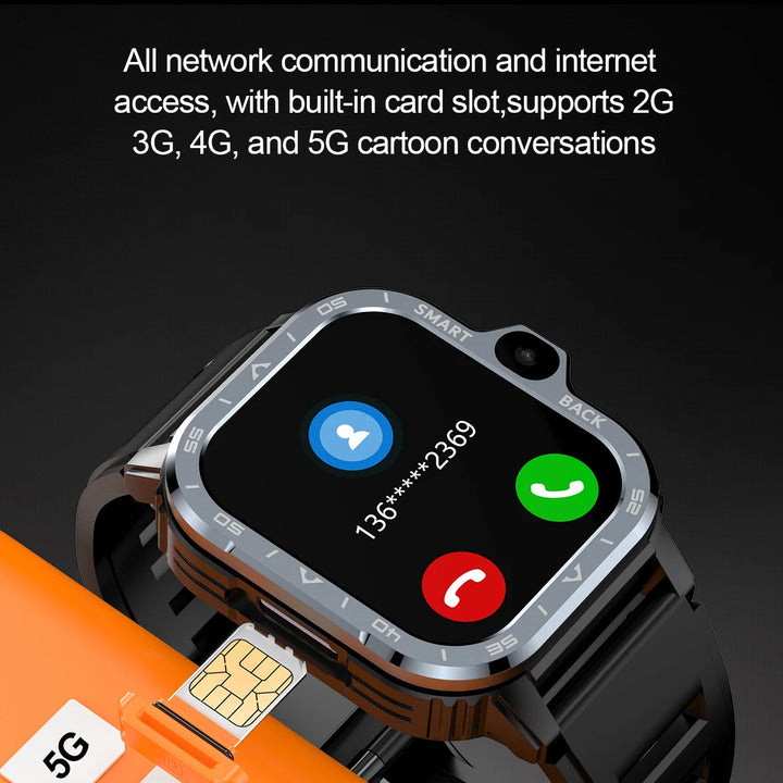 Valdus Smart Watch PGD – Dual Camera, NFC, 4G SIM, Fast Internet