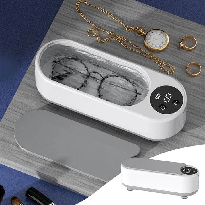 Portable 450ml Ultrasonic Jewelry & Household Cleaner Pod