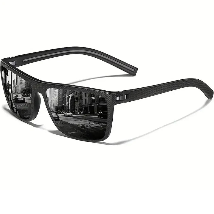 Square Polarized Sunglasses – Lightweight Frame, UV Protection, Men & Women