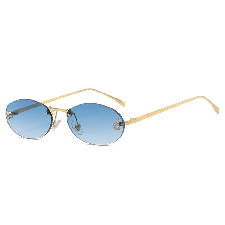 Stylish Retro Oval Sunglasses - Perfect for Driving & Everyday Style