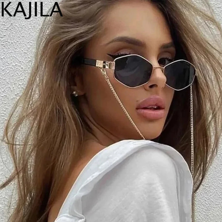 Sunglasses Women Luxury Brand Designer Punk Steampunk Shades