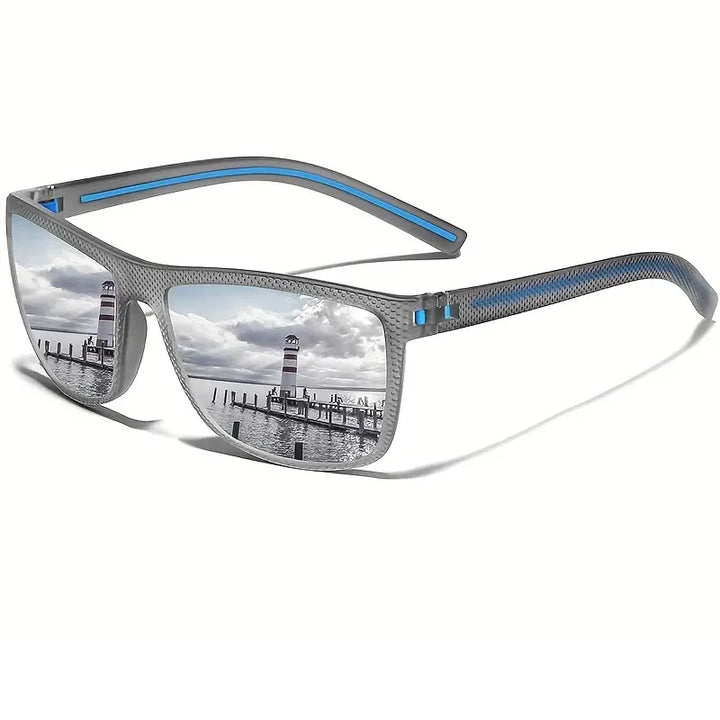 Square Polarized Sunglasses – Lightweight Frame, UV Protection, Men & Women