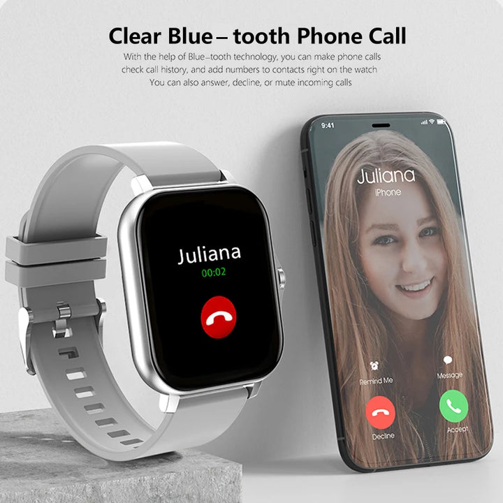 ConnectLife Smartwatch 2025 Fitness Clock Sports