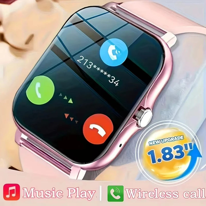 KESHUYOU 2025 Smart Watch – Bluetooth Calling, Blood Oxygen & Blood Pressure Monitor for Men and Women