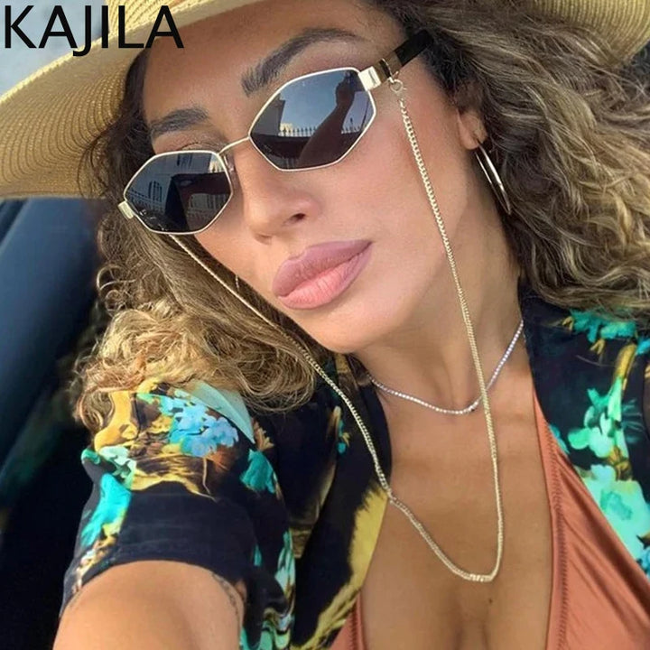 Sunglasses Women Luxury Brand Designer Punk Steampunk Shades