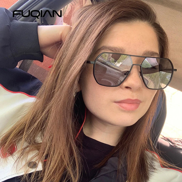 Luxury Metal Photochromic Sunglasses – Polarized, Chameleon Lenses, UV400