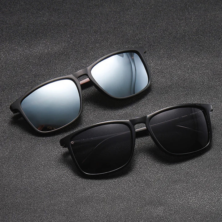 Outdoor Driving Sunglasses – Polarized Square Large Frame, Men & Women