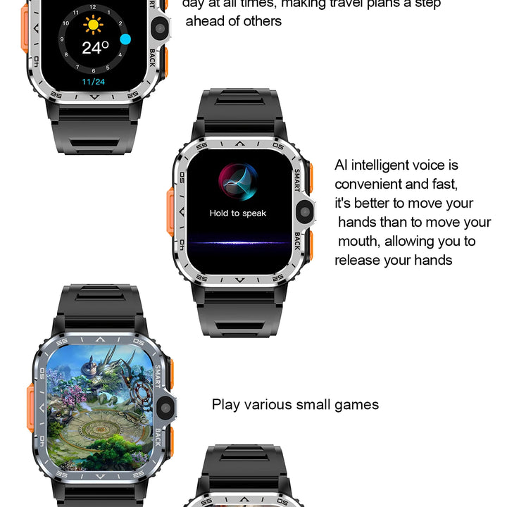 Valdus Smart Watch PGD – Dual Camera, NFC, 4G SIM, Fast Internet