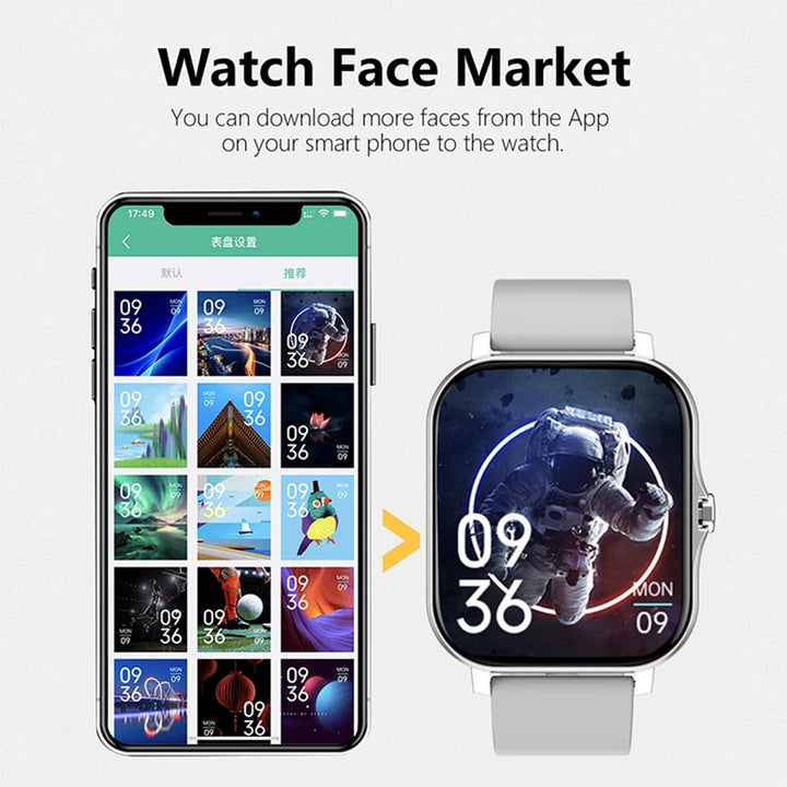 ConnectLife Smartwatch 2025 Fitness Clock Sports