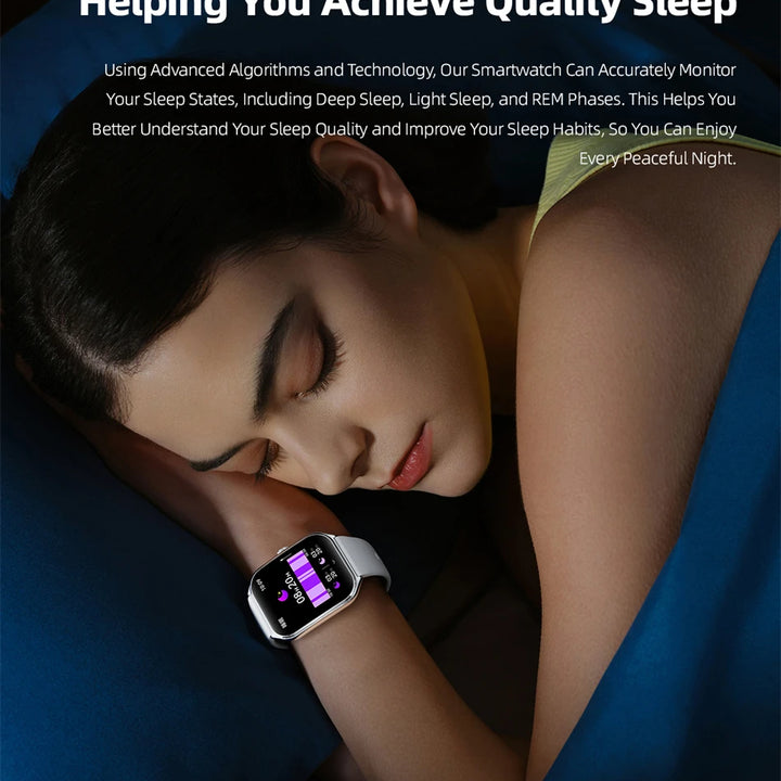 2025 Ultra-Thin Smartwatch 7.5mm – 1.96" AMOLED, BT Calls, Fitness, Waterproof