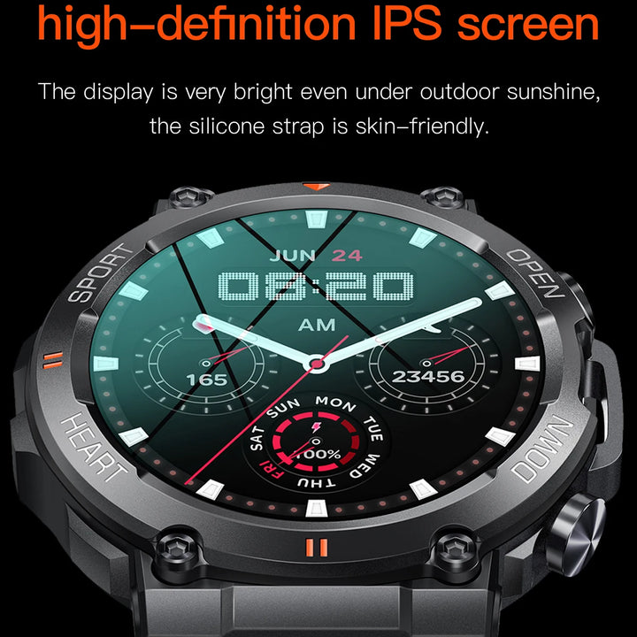 K56Pro Smartwatch – 1.39" HD Screen, Heart Rate, Sport, Long Battery