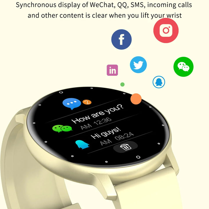 New Smart Watch Sports Fitness New Ultra Light