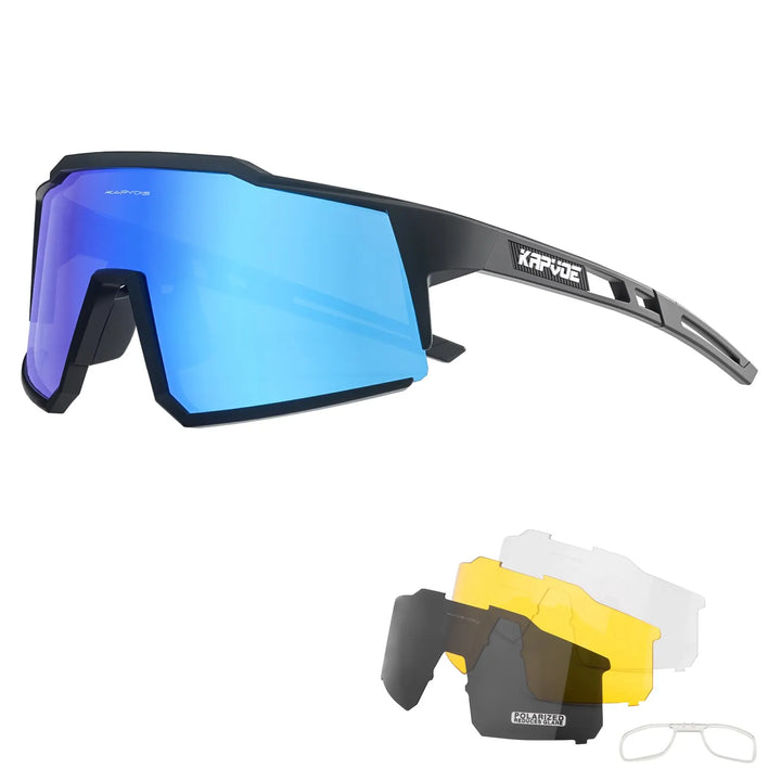 Ultra Light Kapvoe Cycling Glasses – Polarized, MTB & Road, Outdoor Sports