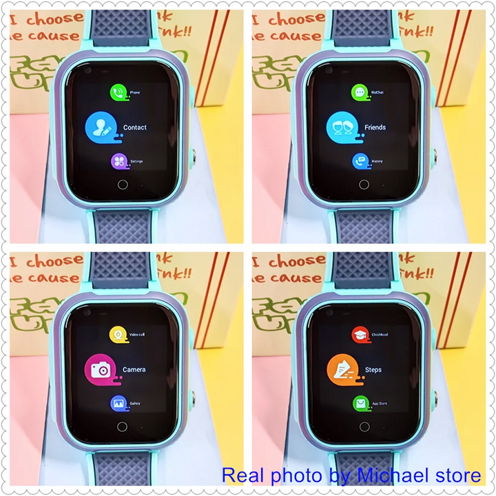 Smart Watch for Kids – 4G GPS, Camera, Video Call, Phone Tracker