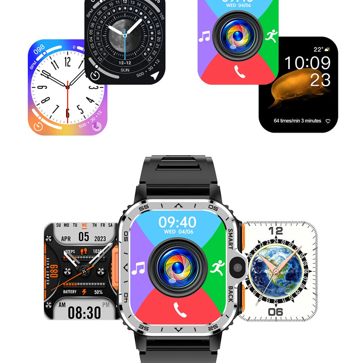 Valdus Smart Watch PGD – Dual Camera, NFC, 4G SIM, Fast Internet