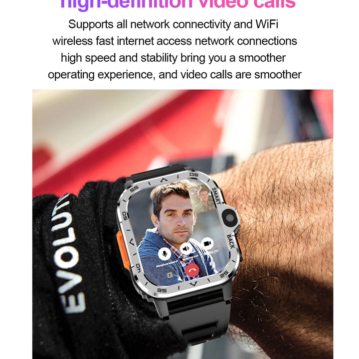 Valdus Smart Watch PGD – Dual Camera, NFC, 4G SIM, Fast Internet