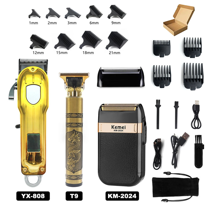 The Ultimate T9 Professional Hair & Beard Trimmer for Men