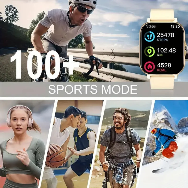 KESHUYOU 2025 Smart Watch – Bluetooth Calling, Blood Oxygen & Blood Pressure Monitor for Men and Women