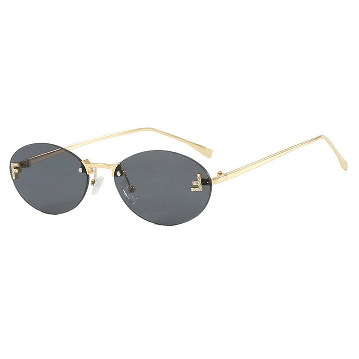 Stylish Retro Oval Sunglasses - Perfect for Driving & Everyday Style