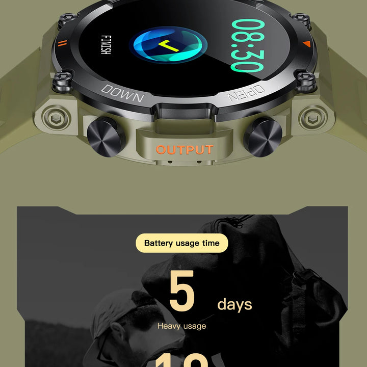 K56Pro Smartwatch – 1.39" HD Screen, Heart Rate, Sport, Long Battery