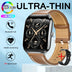 2025 Ultra-Thin Smartwatch 7.5mm – 1.96" AMOLED, BT Calls, Fitness, Waterproof