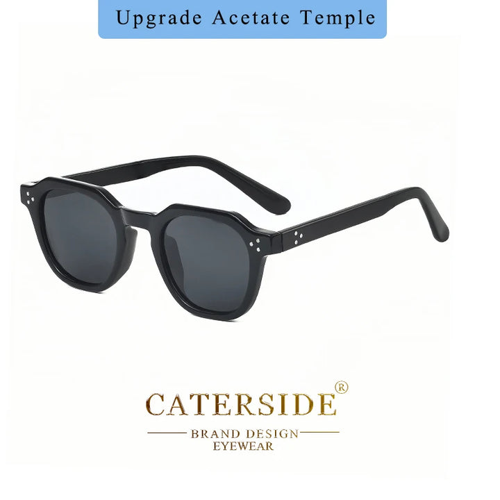 Retro Polarized Sunglasses CATERSIDE – Ultralight TR90 Frame - Men/Women