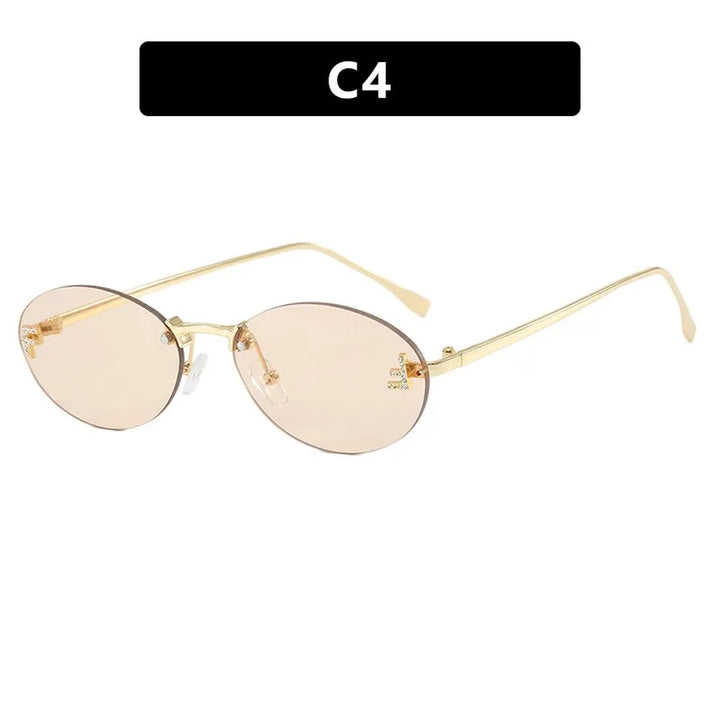 Stylish Retro Oval Sunglasses - Perfect for Driving & Everyday Style