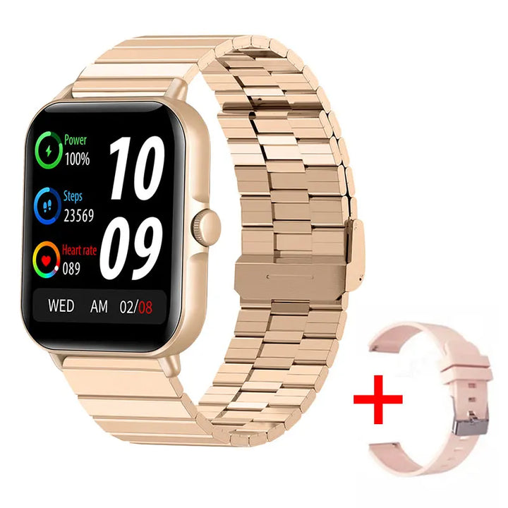 2025 Smartwatch 2.01" – Bluetooth Calls & Music, Waterproof, Fitness Tracker
