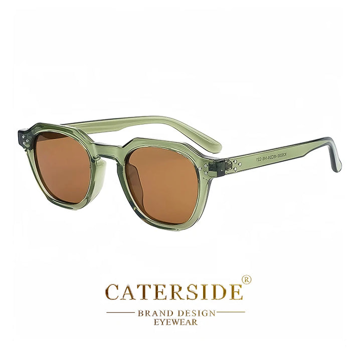 Retro Polarized Sunglasses CATERSIDE – Ultralight TR90 Frame - Men/Women